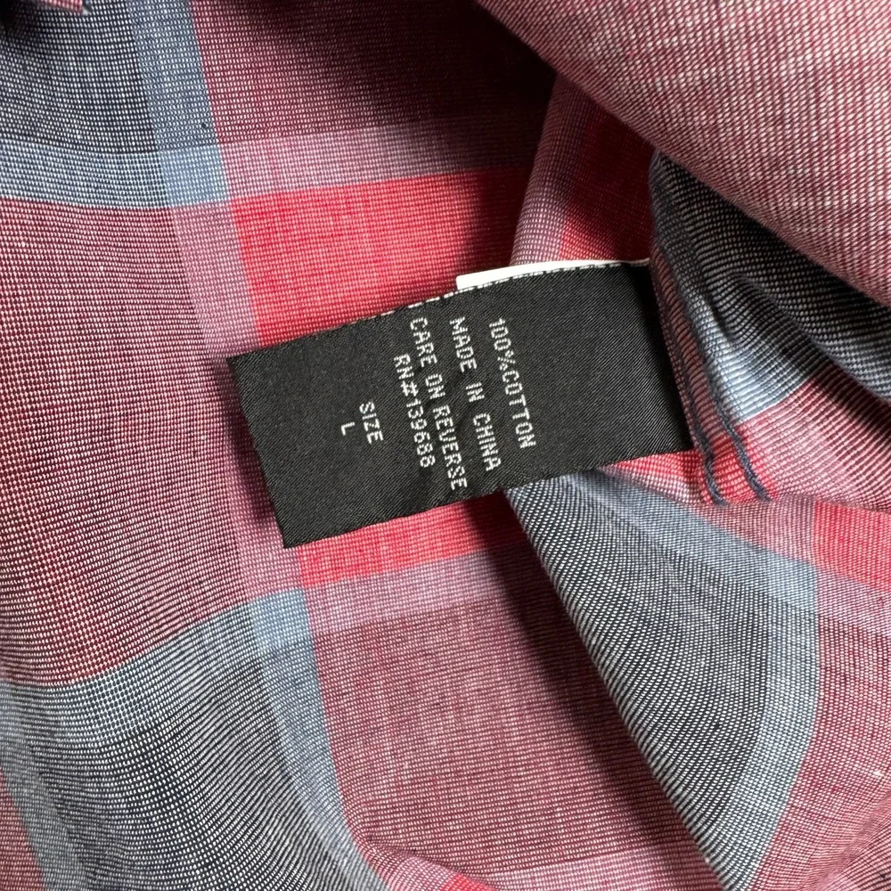 Stoic Jasper Plaid Flannel Shirt Mens Large Red Outdoors Hunting Lumberjack NWT‎